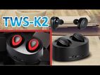 K2 TWS Bluetooth Earphones True Wireless Mini Stereo Music Charging Box