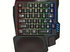K5 Single-handed Mechanical Gaming Keyboard Rgb Ergonomic Multimedia