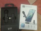 K8 Wireless Microphone মোবাইল ক্লিপঅন ওয়্যারলেস মাইক(লাইভ/ভ্লগ )