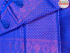 Kanchipuram Saree|কাঞ্জিপুরাম শাড়ি|Dark Blue ZigZag Design