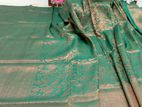 Kanchipuram Saree|কাঞ্জিপুরাম শাড়ি|Green Sharee