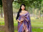Kanjivaram Katan Sharee – Royal Blue & Golden Premium Silk 1000 Tk