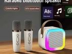 Karaoke Dual Wireless Microphone K12 Bluetooth Speaker Sound Box