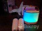 Karaoke K52 Speaker Kit Portable Machine with Handheld 2 Mics