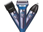 Kemei KM-6330 3-in-1 Hair Shaving Machine Grooming Kit