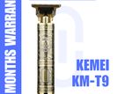 Kemei Km T9 professional hair trimmer with USB c type charging facility