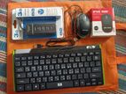 Keyboard, Mouse and Usb Hub Combo