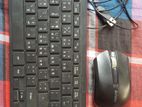 keyboard and wireless mouse