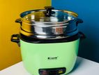 Stainless steel non-stick rice cooker