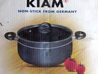 Kiam Non Stick Casserole with Glass Lid 36 Cm