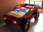 Kids Car Bed (imported) with Mattress And Topper