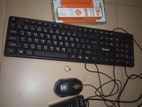 Keyboard, mouse combo