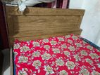king size 6'7' Segun wood bed with mattress