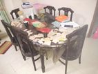 King Size Dining Table 6 Chairs Set