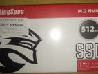 KingSpec M.2 NVMe 512GB Internal SSD (Intake)