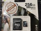 Kingston 256GB memory card with adapter