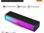 Kisonli Wireless Longbar Bluetooth Speaker with Rgb Led Lights I-630