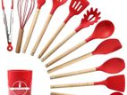 Kitchen Elements 12 Pcs Silicon Spoon Set