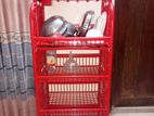 kitchen Rack 5 Step-Red