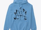 Kitsune Fox Japanese Calligraphy Hoodie