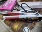 KM-6878 Hair Straightener (White & Pink) বিক্রয় করা হবে।