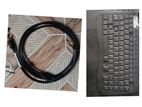 কম্পিউটার HDMI Cable + Keyboard একত্রে বিক্রি