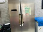 konka 695 liter fridge with box guaranty card