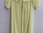 Korean Premium 2 Part Satin Silk Lais Luxury Maxi Nighty Set Intact