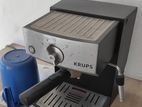 KRUPS XP5240 Precise Tamp Mechanical Espresso Machine Silver/Black