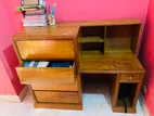 কঠের ওয়্যারড্রব কম্পিউটার টেবিল Wood Wardrobe Computer Table সেগুন