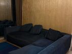 L-shape Navy Blue Sofa for sell