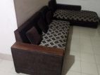 L shape sofa set