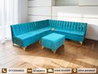 L-Shape Sofa Set With Tea Table