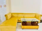 L Shape Sofa with Tea Table.