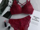 Ladies bra panty set