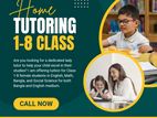 Lady Tutor for Class 1-8 Students (Bangla & English Medium)