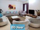 Lake View Furnished 3bedroom flat rent in Gulshan-2