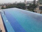 Lake View Semi Furnished Gym Pool 4 Bed Flat Rent in Gulshan-2 North