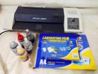 Laminating Machine+Paper+ink Sell