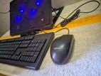 Laptop Cooler + Mouse Keybord