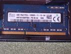 Laptop RAM: sk hynix, 4GB 1600 bus speed RAM