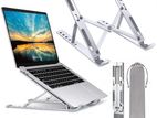 Laptop stand aluminum alloy adjustable multi-angle 10-17