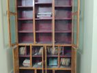 Large Steel and Wooden Bookshelf
