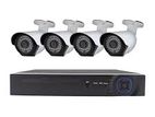 Latest CCTV Camera 4 Pcs, 500GB and Channel full Combo