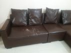 Lather sofa