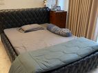 Leather Bed with Mattress