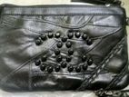 Leather Black Hand Bag in CTG