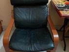 leather chair ba sufa