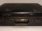 Leather Hard briefcase combination lock