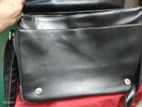 leather laptop and travel bag